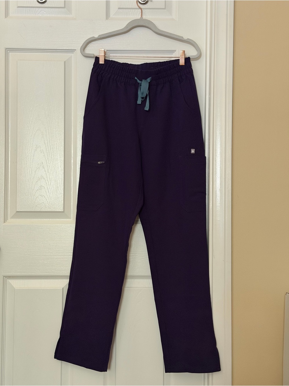 *NEW* Purple Jam Figs- DOWA HIGH-RISE STRAIGHT LEG SCRUB PANT